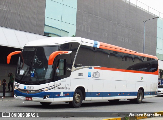 Expresso União 10366 na cidade de Rio de Janeiro, Rio de Janeiro, Brasil, por Wallace Barcellos. ID da foto: 7687756.