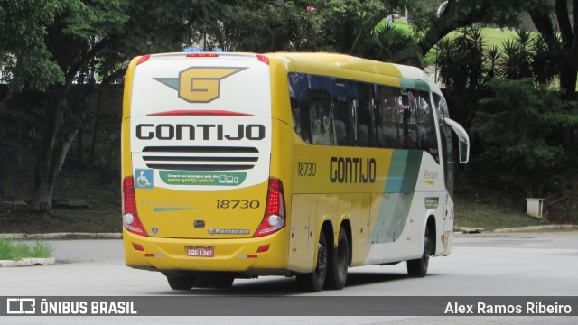 Empresa Gontijo de Transportes 18730 na cidade de Taubaté, São Paulo, Brasil, por Alex Ramos Ribeiro. ID da foto: 7689695.