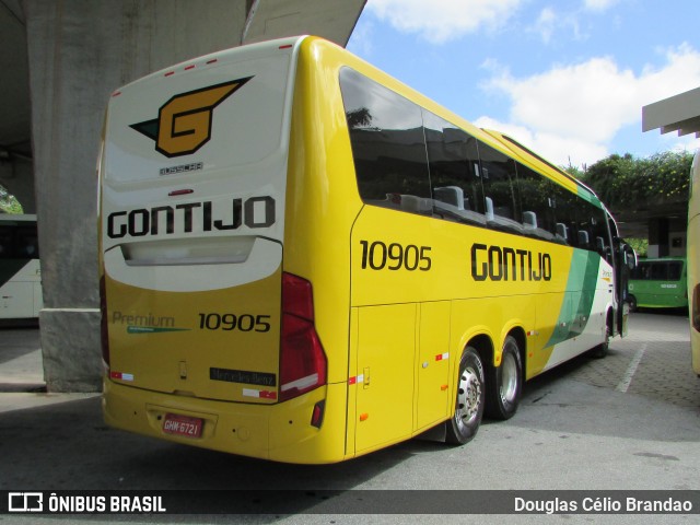 Empresa Gontijo de Transportes 10905 na cidade de Belo Horizonte, Minas Gerais, Brasil, por Douglas Célio Brandao. ID da foto: 7687392.