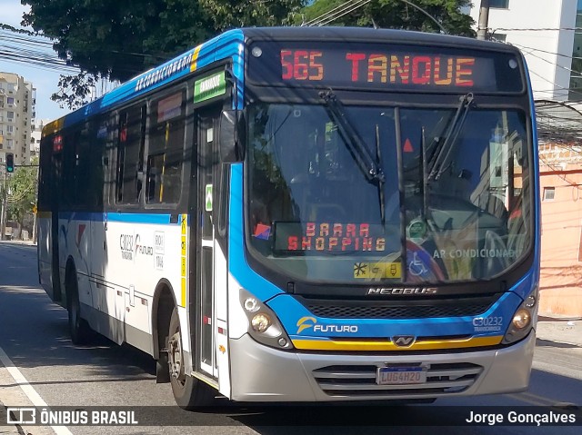 Transportes Futuro C30232 na cidade de Rio de Janeiro, Rio de Janeiro, Brasil, por Jorge Gonçalves. Número da foto: #7689002.