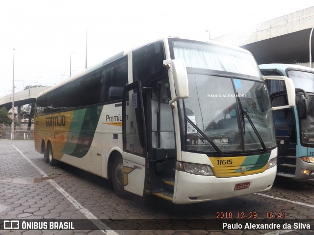 Empresa Gontijo de Transportes 11615 na cidade de Belo Horizonte, Minas Gerais, Brasil, por Paulo Alexandre da Silva. ID da foto: 7694285.