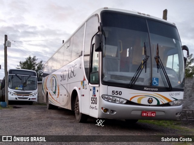 Expresso São José 550 na cidade de Pinhal, Rio Grande do Sul, Brasil, por Sabrina Costa. Número da foto: #7692542.