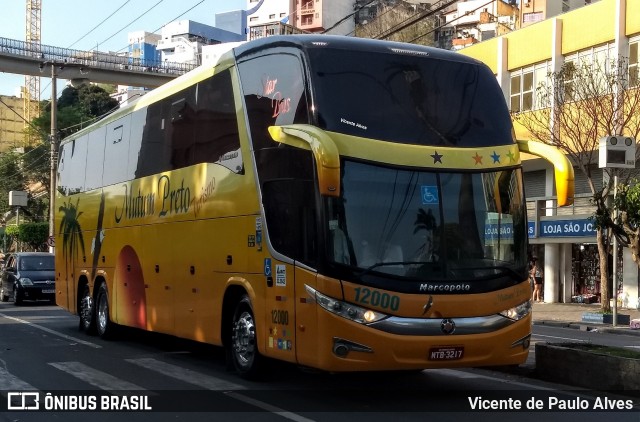 Viação Mutum Preto 12000 na cidade de Aparecida, São Paulo, Brasil, por Vicente de Paulo Alves. ID da foto: 7693588.