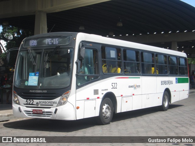 Borborema Imperial Transportes 522 na cidade de Olinda, Pernambuco, Brasil, por Gustavo Felipe Melo. ID da foto: 7690777.