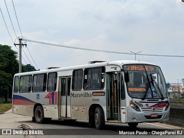 Maravilha Auto Ônibus ITB-06.02.032 na cidade de Itaboraí, Rio de Janeiro, Brasil, por Marcus Paulo - ChegaParei RJ. Número da foto: #7691431.