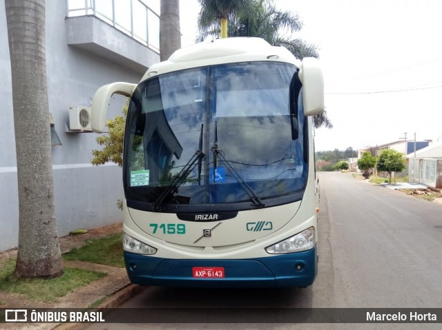 Viação Garcia 7159 na cidade de Paranacity, Paraná, Brasil, por Marcelo Horta. ID da foto: 7695556.