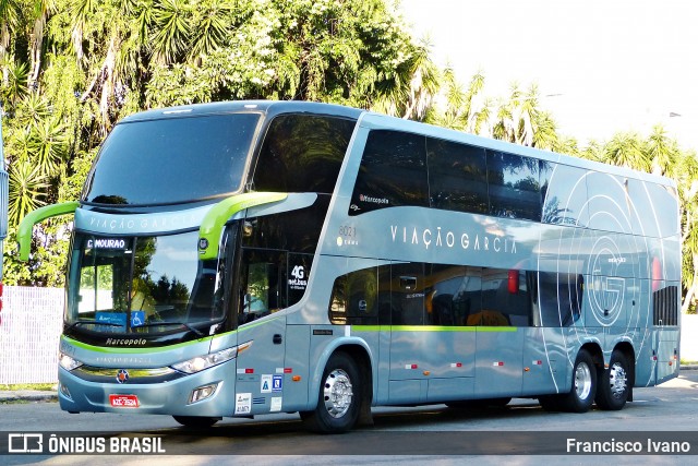 Viação Garcia 8021 na cidade de Curitiba, Paraná, Brasil, por Francisco Ivano. ID da foto: 7694506.