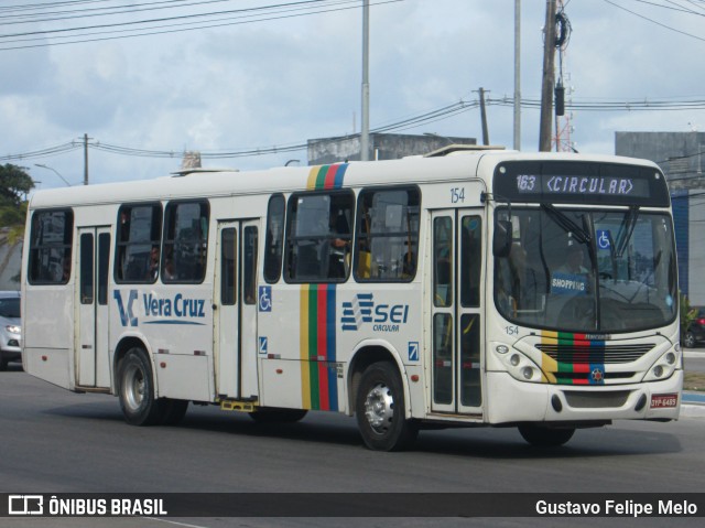 Expresso Vera Cruz 154 na cidade de Jaboatão dos Guararapes, Pernambuco, Brasil, por Gustavo Felipe Melo. Número da foto: #7694560.