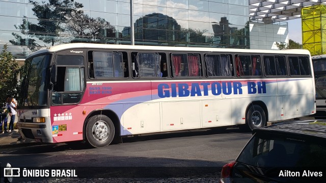 Gibatour BH Fretamento 1994 na cidade de Belo Horizonte, Minas Gerais, Brasil, por Ailton Alves. ID da foto: 7693746.