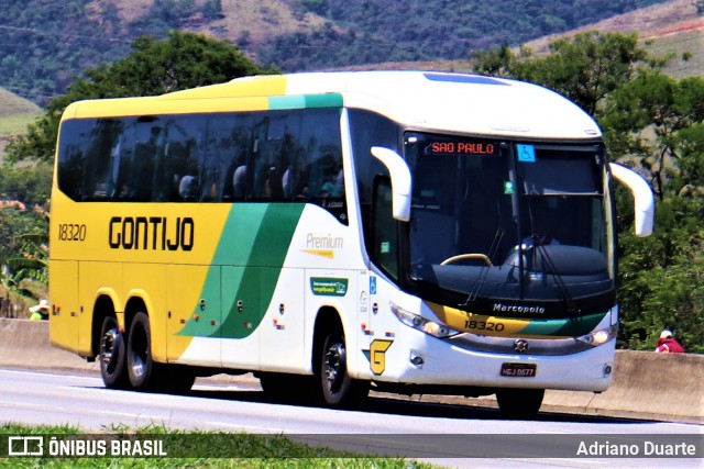Empresa Gontijo de Transportes 18320 na cidade de Roseira, São Paulo, Brasil, por Adriano Duarte. Número da foto: #7695457.