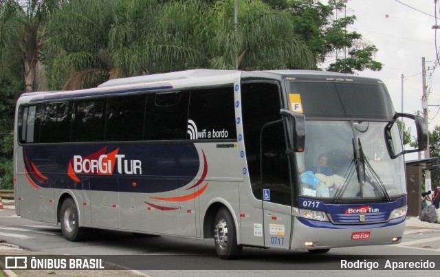Borgitur Transportes e Turismo 0717 na cidade de São Paulo, São Paulo, Brasil, por Rodrigo  Aparecido. Número da foto: #7694464.