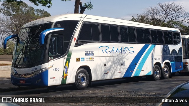 Ramos Turismo 4100 na cidade de Belo Horizonte, Minas Gerais, Brasil, por Ailton Alves. ID da foto: 7692838.