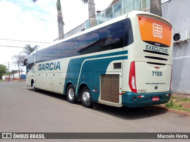 Viação Garcia 7159 na cidade de Paranacity, Paraná, Brasil, por Marcelo Horta. Número da foto: #7695565.