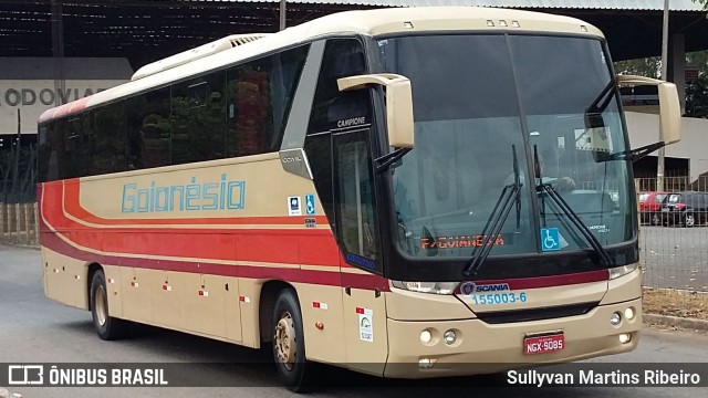 Auto Viação Goianésia 155003-6 na cidade de Anápolis, Goiás, Brasil, por Sullyvan Martins Ribeiro. Número da foto: #7692450.