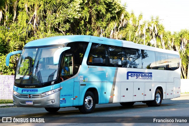 Fergramon Transportes 2115 na cidade de Curitiba, Paraná, Brasil, por Francisco Ivano. Número da foto: #7694624.