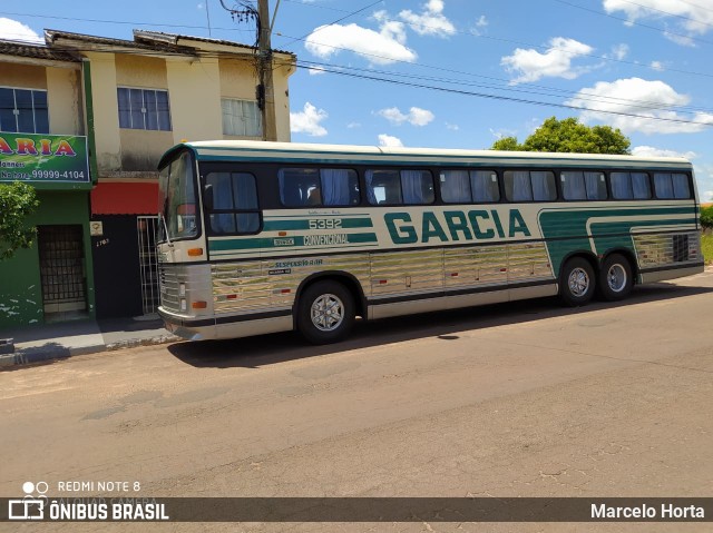 Viação Garcia 5392 na cidade de Paranacity, Paraná, Brasil, por Marcelo Horta. ID da foto: 7695399.