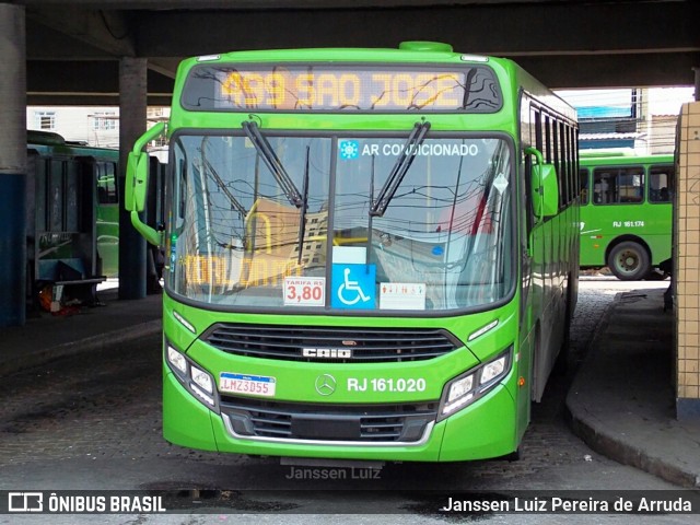 Transportes Santo Antônio RJ 161.020 na cidade de Duque de Caxias, Rio de Janeiro, Brasil, por Janssen Luiz Pereira de Arruda. Número da foto: #7693949.