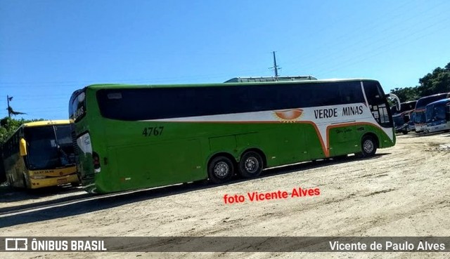 Viação Verde Minas 4767 na cidade de Cabo Frio, Rio de Janeiro, Brasil, por Vicente de Paulo Alves. ID da foto: 7693464.