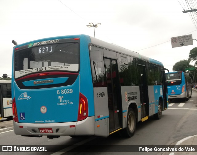 Cooper Líder > A2 Transportes 6 8029 na cidade de São Paulo, São Paulo, Brasil, por Felipe Goncalves do Vale. ID da foto: 7695581.