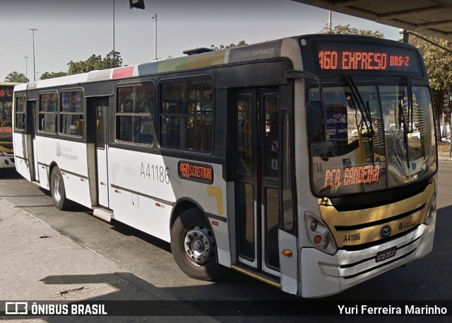 Real Auto Ônibus A41186 na cidade de Rio de Janeiro, Rio de Janeiro, Brasil, por Yuri Ferreira Marinho. Número da foto: #7691900.