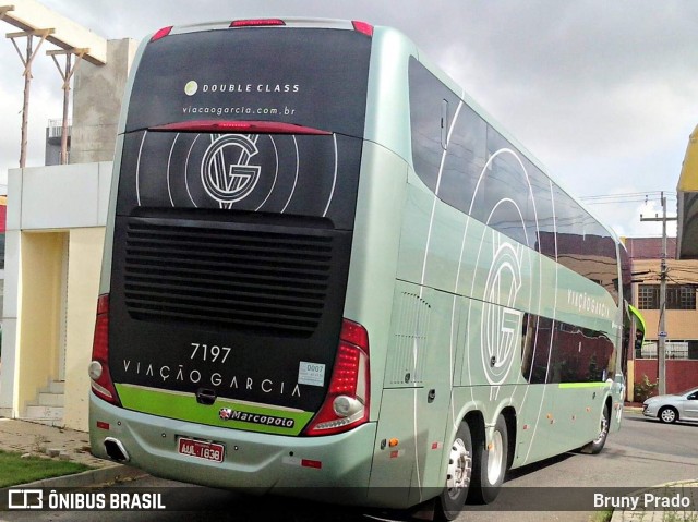 Viação Garcia 7197 na cidade de Ponta Grossa, Paraná, Brasil, por Bruny Prado. Número da foto: #7691066.
