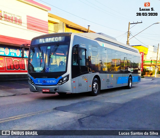 Transwolff Transportes e Turismo 6 6793 na cidade de São Paulo, São Paulo, Brasil, por Lucas Santos da Silva. Número da foto: #7695677.