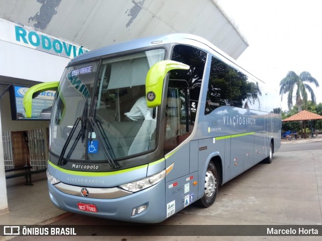 Viação Garcia 8355 na cidade de Paranacity, Paraná, Brasil, por Marcelo Horta. ID da foto: 7695599.