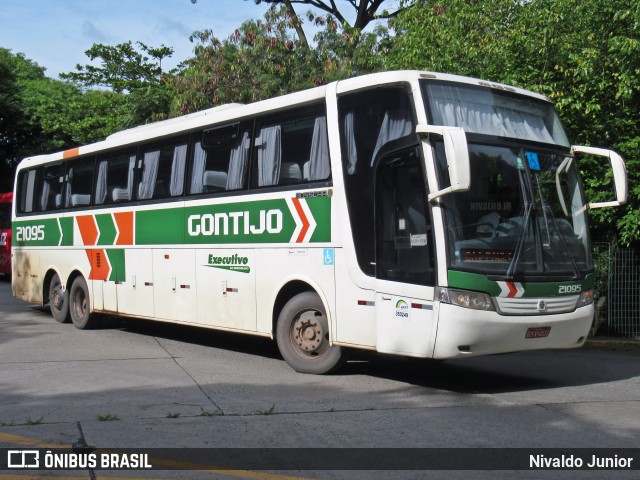 Empresa Gontijo de Transportes 21095 na cidade de São Paulo, São Paulo, Brasil, por Nivaldo Junior. ID da foto: 7692533.