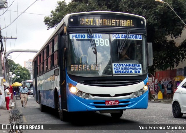 Transportes Barata BN-99007 na cidade de Belém, Pará, Brasil, por Yuri Ferreira Marinho. Número da foto: #7691744.