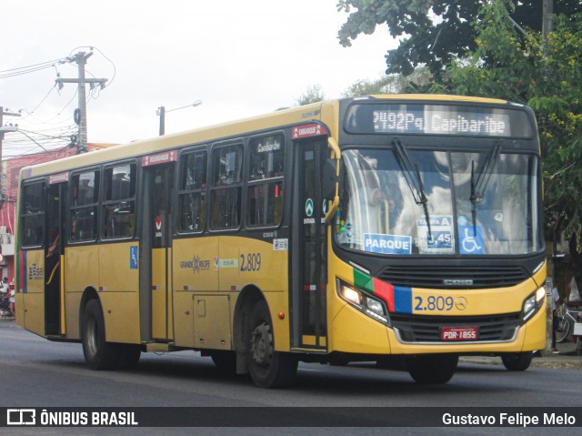 Mobibrasil São Lourenço >>> Mobi-PE 2.809 na cidade de Camaragibe, Pernambuco, Brasil, por Gustavo Felipe Melo. ID da foto: 7690719.