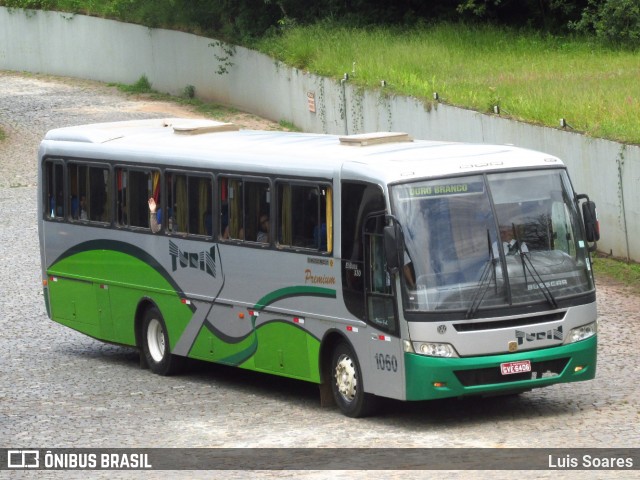 Turin Transportes 1060 na cidade de Ouro Preto, Minas Gerais, Brasil, por Luis Soares. ID da foto: 7694143.