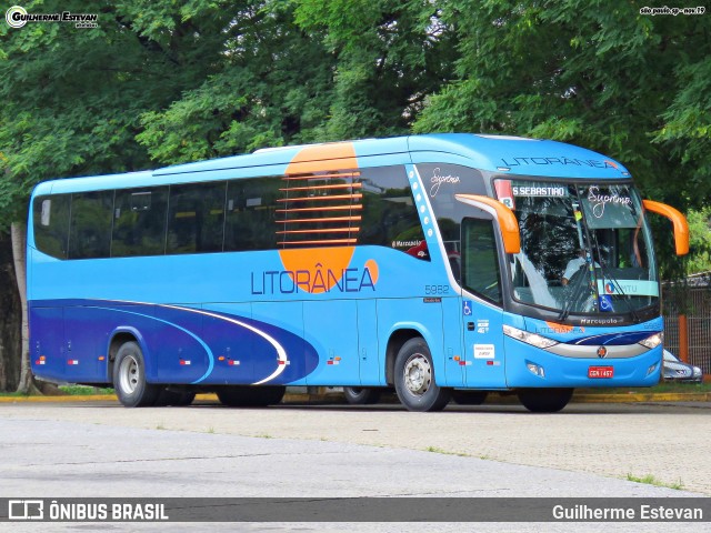 Litorânea Transportes Coletivos 5982 na cidade de São Paulo, São Paulo, Brasil, por Guilherme Estevan. ID da foto: 7691567.