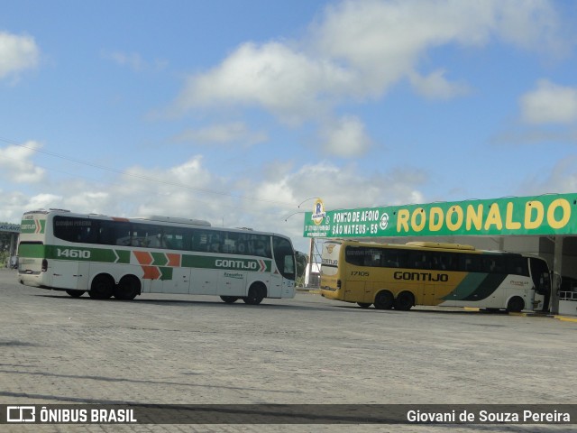 Empresa Gontijo de Transportes 14610 na cidade de São Mateus, Espírito Santo, Brasil, por Giovani de Souza Pereira. Número da foto: #7691311.