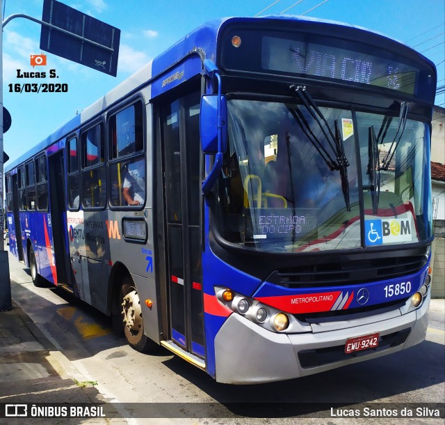 Viação Miracatiba 15.850 na cidade de Embu-Guaçu, São Paulo, Brasil, por Lucas Santos da Silva. Número da foto: #7694719.