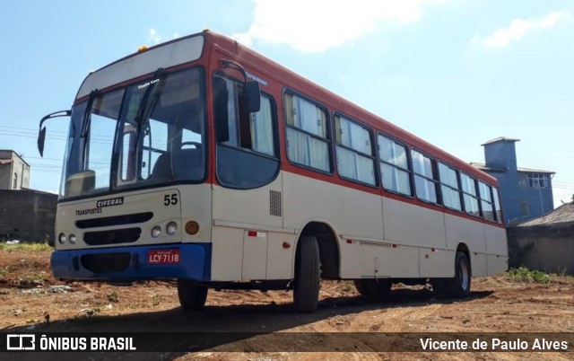 Ônibus Particulares 55 na cidade de Matozinhos, Minas Gerais, Brasil, por Vicente de Paulo Alves. Número da foto: #7694319.