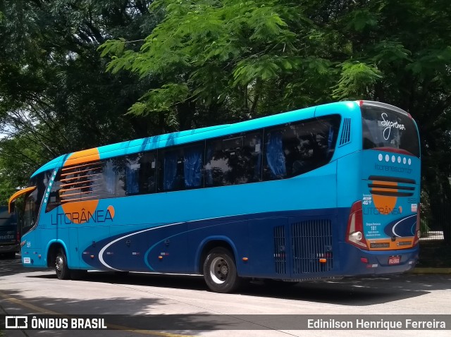 Litorânea Transportes Coletivos 5871 na cidade de São Paulo, São Paulo, Brasil, por Edinilson Henrique Ferreira. ID da foto: 7692422.