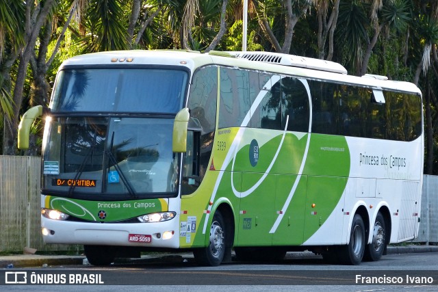 Expresso Princesa dos Campos 5939 na cidade de Curitiba, Paraná, Brasil, por Francisco Ivano. ID da foto: 7692679.