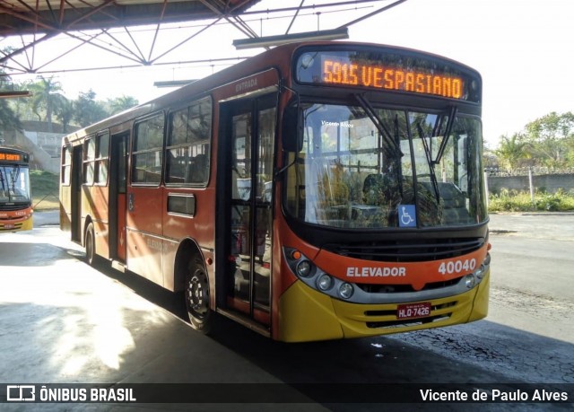 Viação Buião 40040 na cidade de Pedro Leopoldo, Minas Gerais, Brasil, por Vicente de Paulo Alves. Número da foto: #7692898.