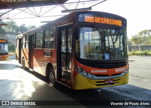 Viação Buião 40040 na cidade de Pedro Leopoldo, Minas Gerais, Brasil, por Vicente de Paulo Alves. ID da foto: 7692898.