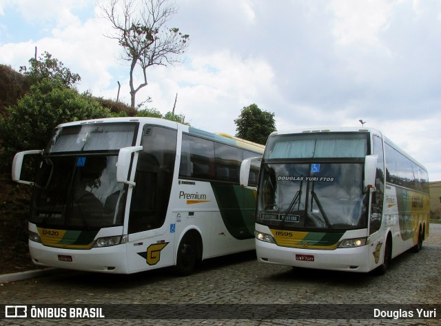 Empresa Gontijo de Transportes 11595 na cidade de João Monlevade, Minas Gerais, Brasil, por Douglas Yuri. Número da foto: #7698349.