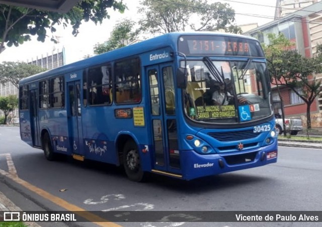 Viação Zurick 30425 na cidade de Belo Horizonte, Minas Gerais, Brasil, por Vicente de Paulo Alves. ID da foto: 7697776.