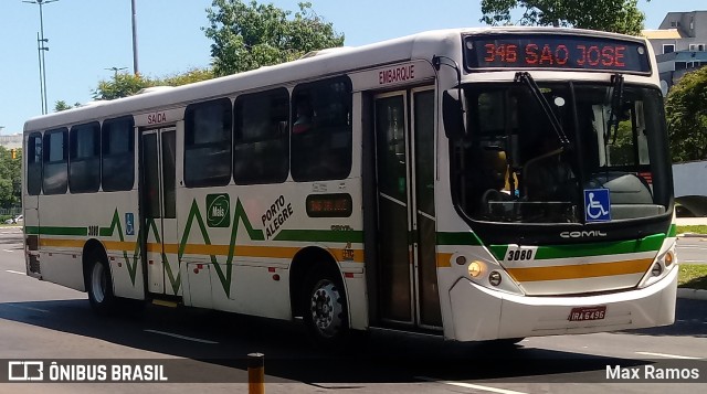 Sudeste Transportes Coletivos 3080 na cidade de Porto Alegre, Rio Grande do Sul, Brasil, por Max Ramos. ID da foto: 7696438.