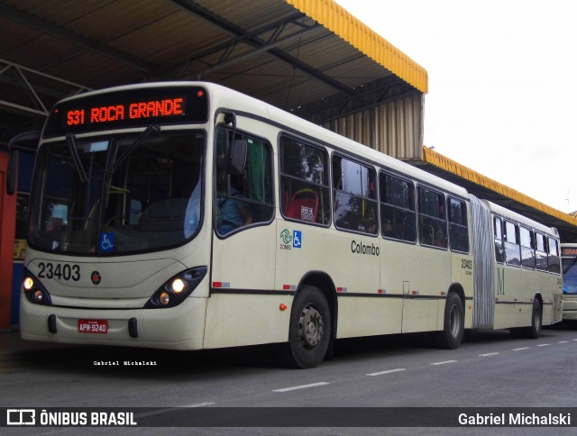 Viação Colombo 23403 na cidade de Colombo, Paraná, Brasil, por Gabriel Michalski. Número da foto: #7699609.