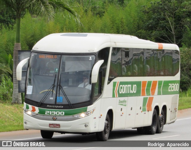 Empresa Gontijo de Transportes 21300 na cidade de São Gonçalo do Sapucaí, Minas Gerais, Brasil, por Rodrigo  Aparecido. Número da foto: #7699181.