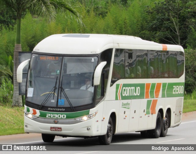 Empresa Gontijo de Transportes 21300 na cidade de São Gonçalo do Sapucaí, Minas Gerais, Brasil, por Rodrigo  Aparecido. ID da foto: 7699181.