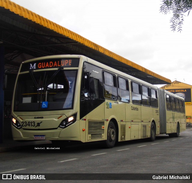 Viação Colombo 23413 na cidade de Curitiba, Paraná, Brasil, por Gabriel Michalski. ID da foto: 7699616.