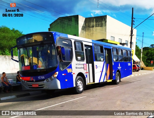 Viação Miracatiba 15.706 na cidade de Embu-Guaçu, São Paulo, Brasil, por Lucas Santos da Silva. Número da foto: #7698126.