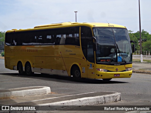 Viação Itapemirim 5533 na cidade de Aracaju, Sergipe, Brasil, por Rafael Rodrigues Forencio. ID da foto: 7696246.