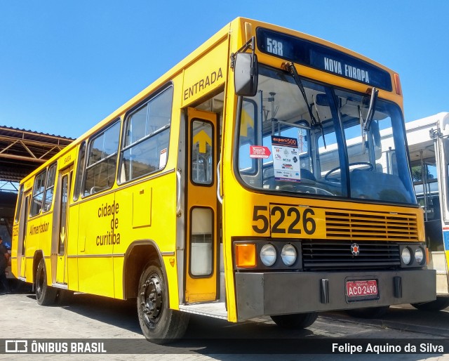 Auto Viação Nossa Sra. do Carmo 5226 na cidade de Curitiba, Paraná, Brasil, por Felipe Aquino da Silva. ID da foto: 7699727.