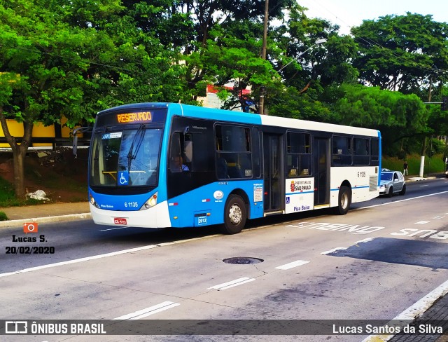 Viação Grajaú S.A. 6 1135 na cidade de São Paulo, São Paulo, Brasil, por Lucas Santos da Silva. Número da foto: #7698079.